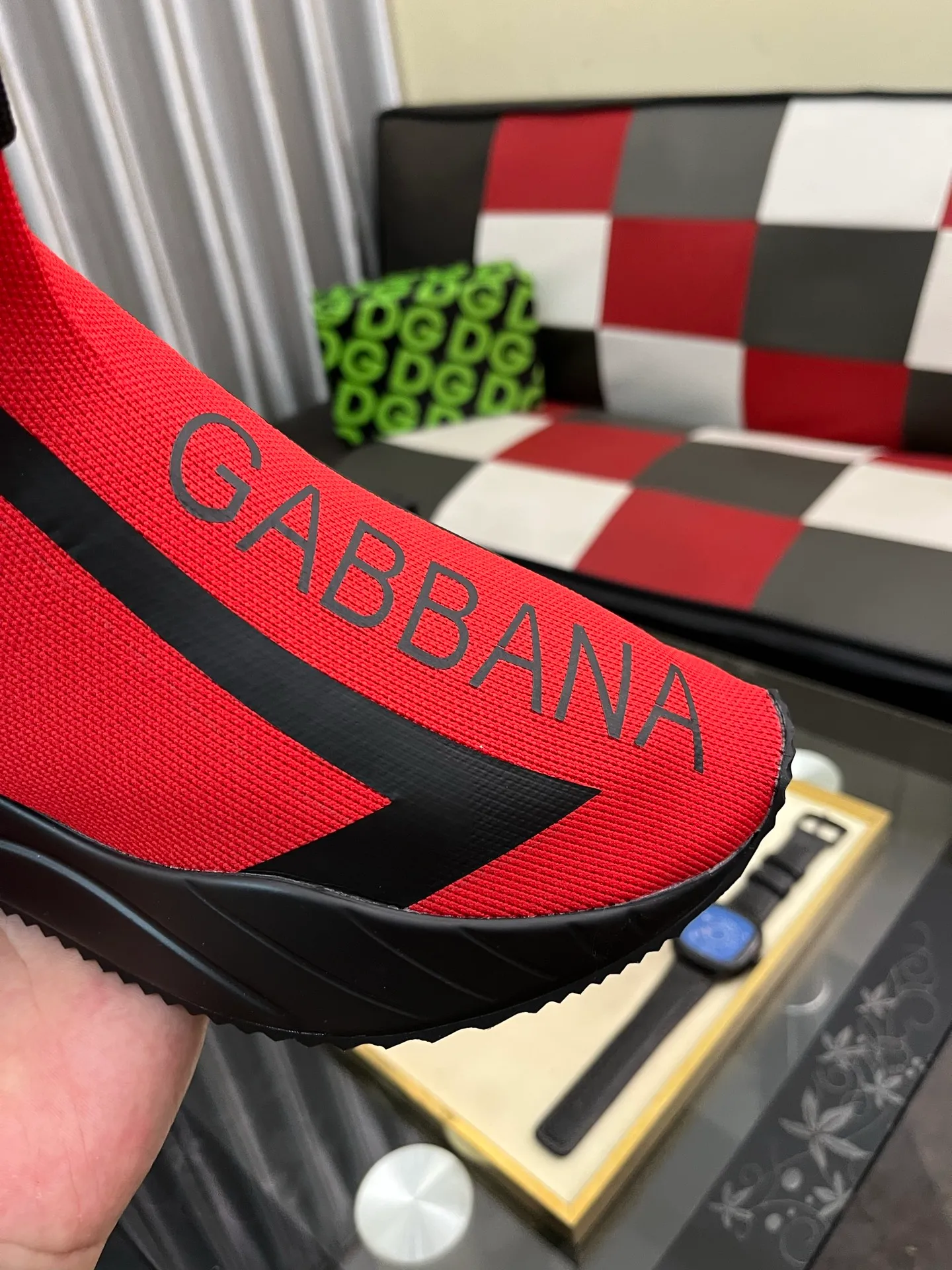 Men's men's shoes💰440⌚️⌚️【DG～】men's casual shoes 2022z cabinet simultaneous sale 🔶🔷🔜The upper is made of cowhide spliced fabric ➕Mesh lining, which is comfortable and breathable. The sole is: the original comfortable and wear-resistant outsole, ⚠️The real thing📱Photographed🎬The real thing is better📢📢📢Size: 35-46